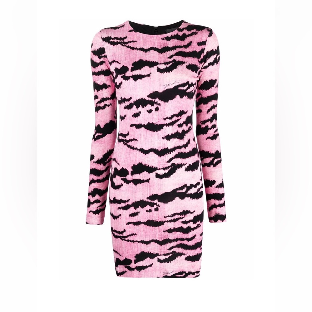 Just Cavalli Pink Tiger dress. Size Italian 38